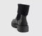 Womens EARTHADDICT Orchid Folded Cuff Chelsea Boots Black