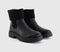 Womens EARTHADDICT Orchid Folded Cuff Chelsea Boots Black