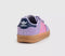 Kids adidas Gazelle Indoor Infant Trainers Powder Plum Lucid Pink