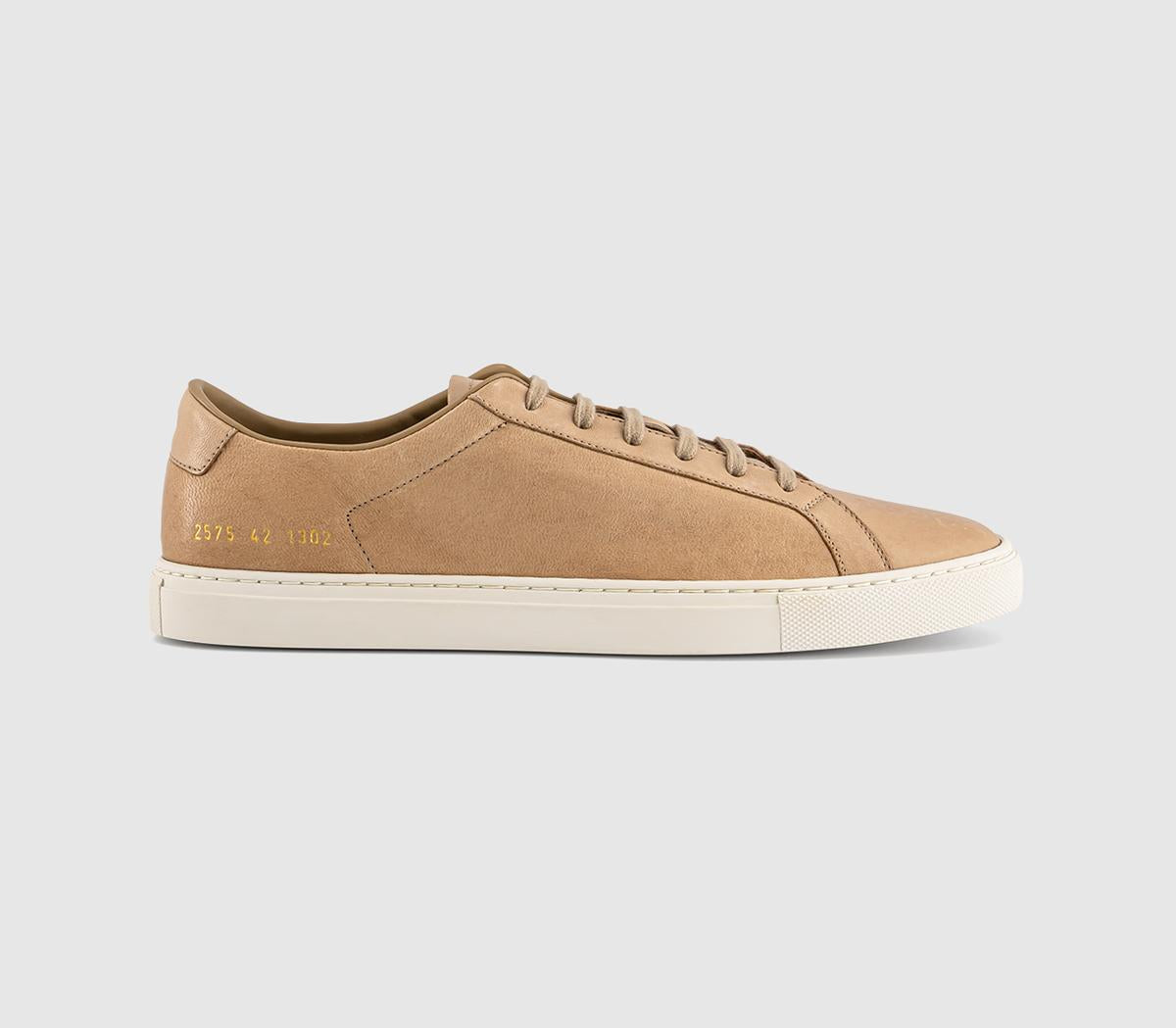 Mens Common Projects Achilles Slim Premium Tan Leather UK Size 8