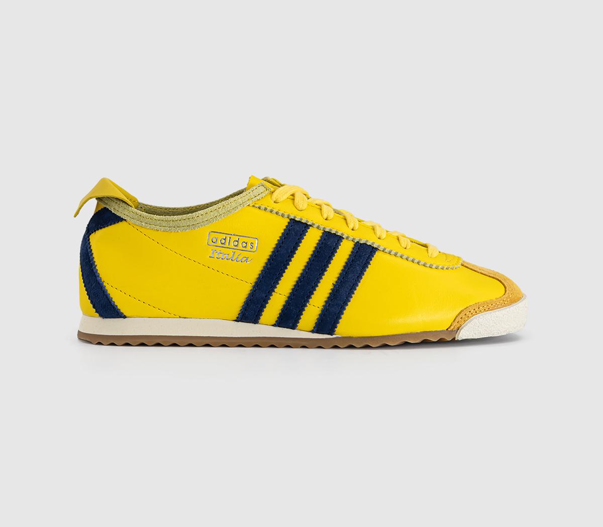 adidas Italia 60s Trainers Yellow Night Indigo Cream White
