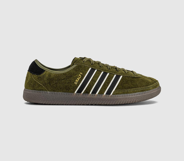 adidas Gralfy Spzl Trainers Chalk White Gum Aurora Ivy