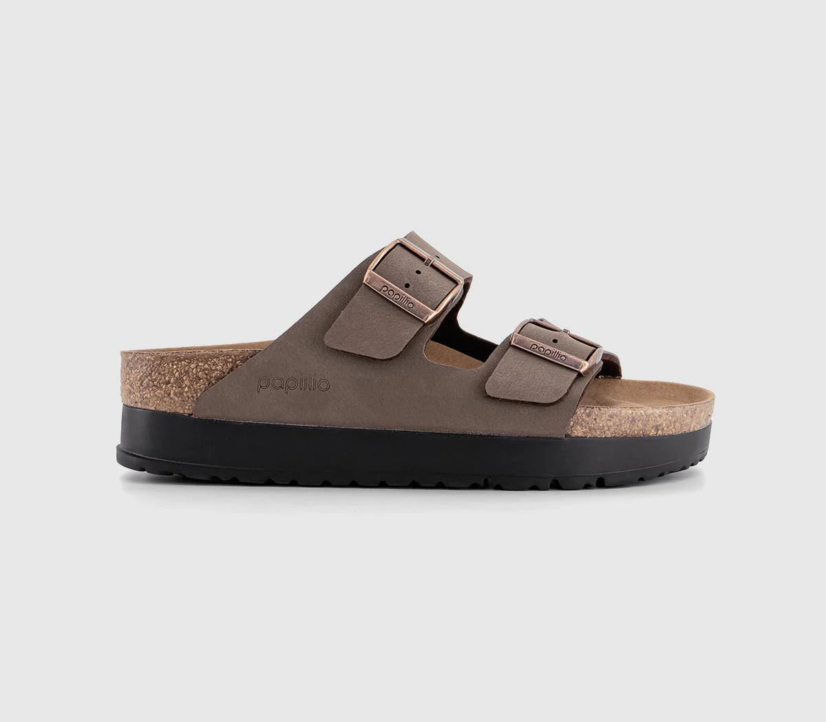 Womens BIRKENSTOCK Arizona Platform Flex Sandals Mocca UK Size 7.5 EU41