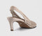 Womens OFFICE Marais Basket Weave Slingback Court Heels Cream