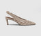 Womens OFFICE Marais Basket Weave Slingback Court Heels Cream