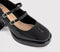 Womens OFFICE Haisley Platform Mary Jane Heels Black Patent