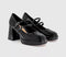 Womens OFFICE Haisley Platform Mary Jane Heels Black Patent