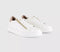OFFICE Tonic Zip Detail Lace Up Trainers White