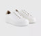 OFFICE Twister Lace Up Platform Trainers White
