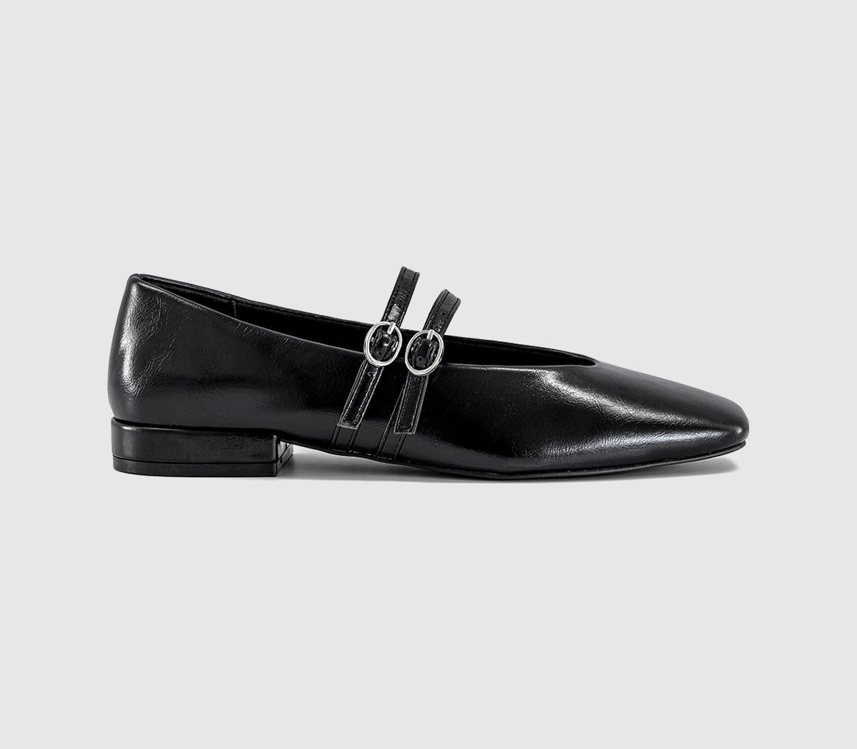 Womens OFFICE Francisco Double Strap Mary Janes Black