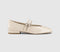 Womens OFFICE Francisco Double Strap Mary Janes Off White