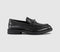 Mens OFFICE Mayfeild Chunky Snaffle Loafers Black Leather