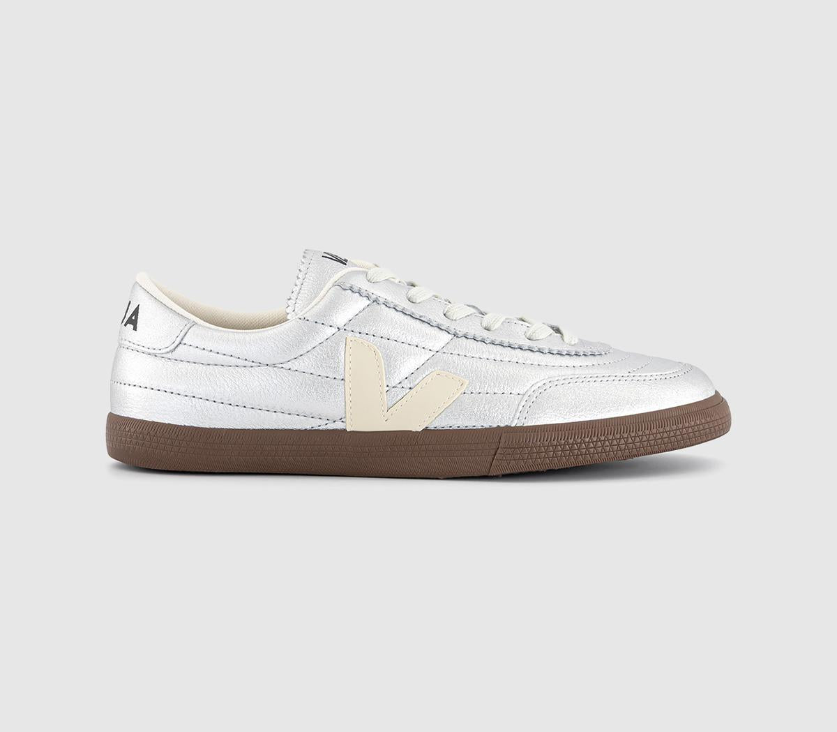 VEJA Panenka Trainers Silver Pierre Bark F - OFFCUTS SHOES by OFFICE