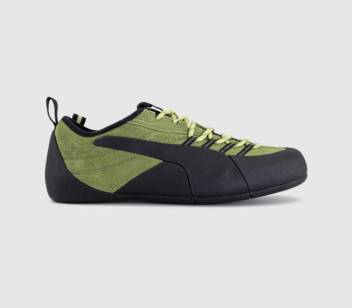 PUMA Klim Trainers Green Fog Puma Black