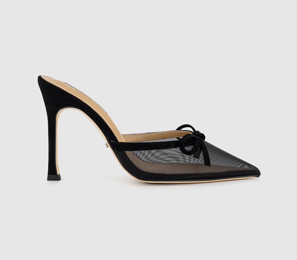 Womens Tony Bianco Aroma Mesh Mules Black
