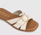 Womens OFFICE Salerno Trim Detail Sliders Off White