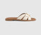 Womens OFFICE Salerno Trim Detail Sliders Off White