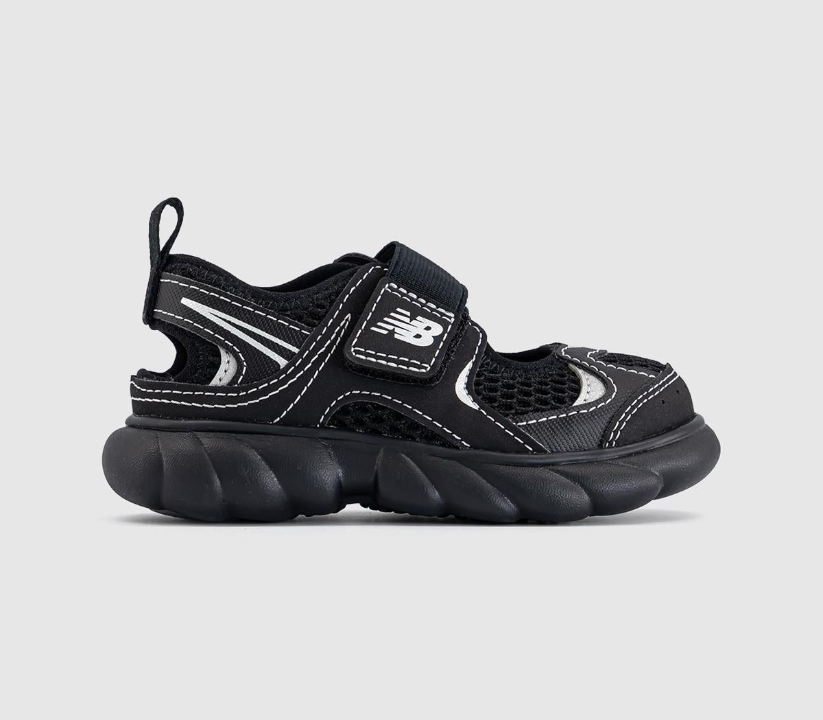 Kids New Balance 230 Trainers Black Silver Metallic