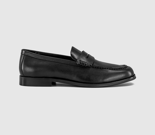 Mens OFFICE Matisse Tassel Loafers Black Leather