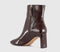Womens OFFICE Anoushka Heeled Ankle Boots Chocolate Brown