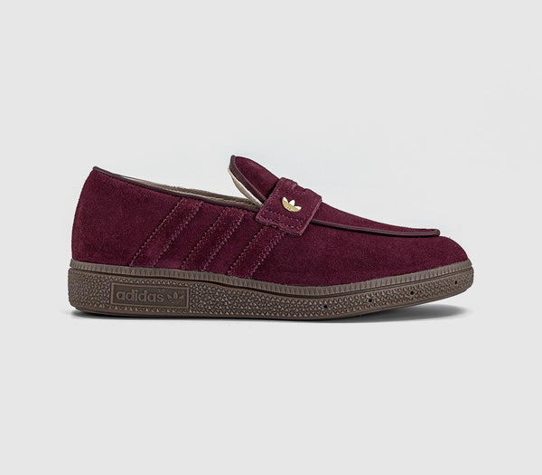 Mens adidas Handball Spezial Loafers Maroon Maroon Gum
