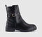 Womens OFFICE Alive Chunky Buckle Boots Black