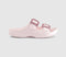 Womens Crocs Saturday Two Strap Sandals Bubble Ice Enamel Buckle