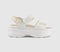 Womens Crocs Soho Y Strap Sandals Chalk