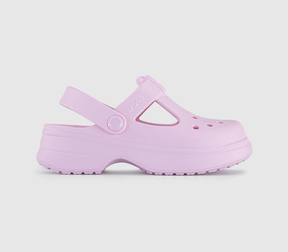 Kids Crocs Classic Mary Jane Clogs Kids Pink Milk