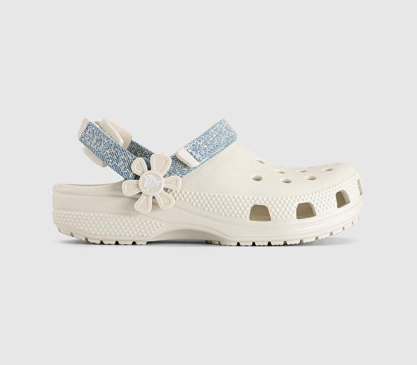 Kids Crocs Classic Demin Clogs kids Classic White
