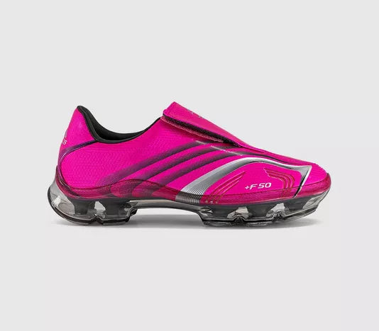 adidas F50 Adiframe Trainers Shock Pink Bold Green Silver Met