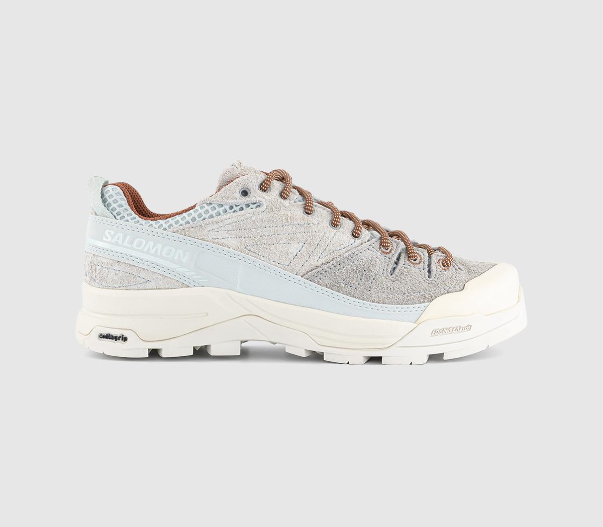 Salomon XALP Suede Trainers Ice Flow Quarry Russet