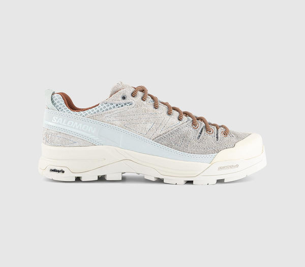Salomon XALP Suede Trainers Ice Flow Quarry Russet