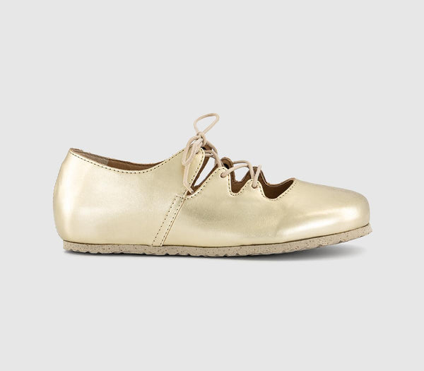 Womens BIRKENSTOCK Rye Ballet Shoes Gold