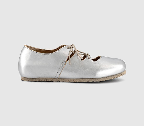 Womens BIRKENSTOCK Rye Ballet Shoes Silver