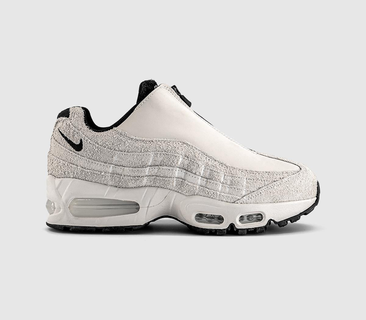 Nike Air Max 95 Zip Trainers Phantom Black Light Crimson Smoke Grey