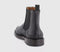 Mens Poste Pedro Smart Chelsea Boots Black Leather