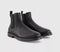 Mens Poste Pedro Smart Chelsea Boots Black Leather