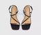 Womens OFFICE Mia Hardware Detail Heeled Sandals Black