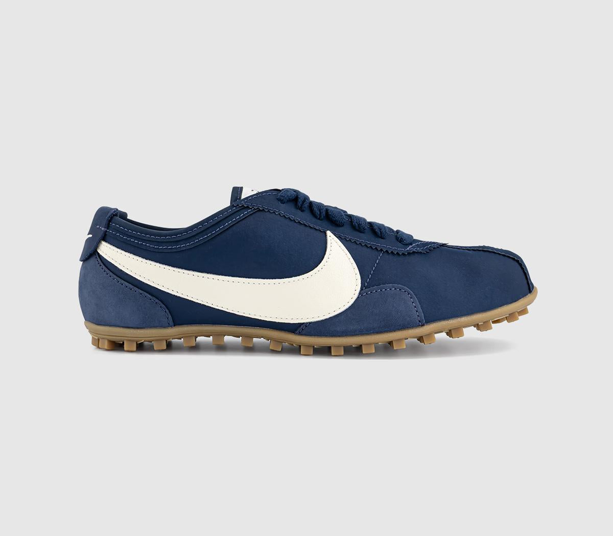 Nike Moon Shoe Trainers Midnight Navy Soft Pearl Gum Light Brown