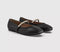 Womens OFFICE Frost Hardware Mary Janes Black