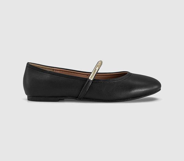 Womens OFFICE Frost Hardware Mary Janes Black