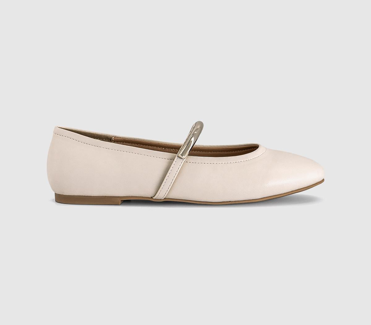 Womens OFFICE Frost Hardware Mary Janes White