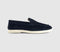 Mens OFFICE Cruise Suede Loafers Navy Suede