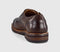 Mens OFFICE Marwood Stitched Detail Double Monk Shoes Brown Leather