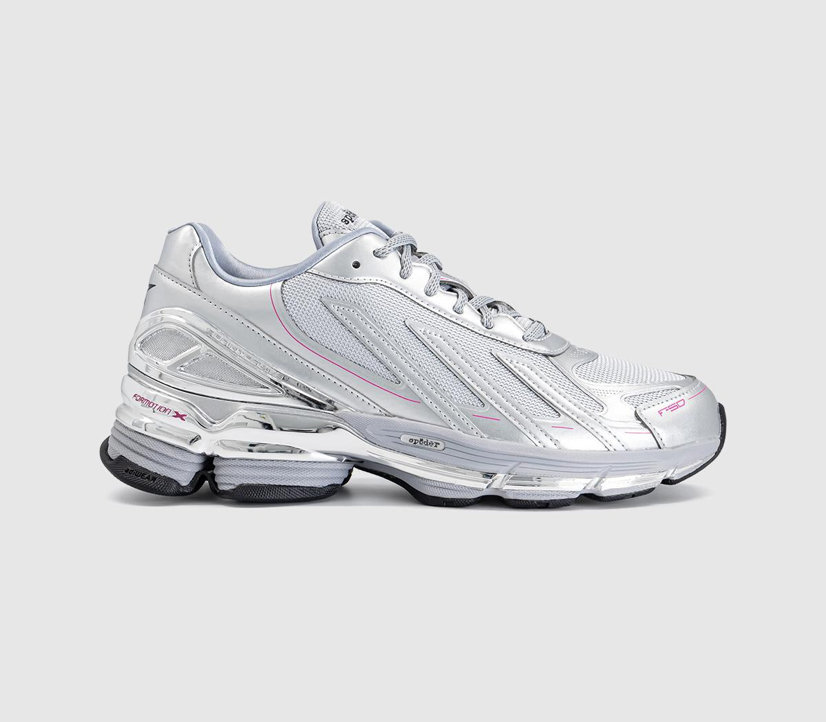adidas Adizero F50 Trainers Sp5der Silver Metallic Core Black Pink