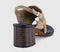 Womens OFFICE Montreal Toe Post Stacked Heel Sandals Taupe Suede
