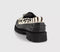Womens Sebago Ranger Wild Collar Boat Shoes Black Zebra