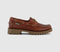 Womens Sebago Ranger Waxy Boat Shoes Brown Gum - OFFCUTS SHOES by OFFICE