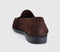 Mens G.H Bass & Co Weejun Larson Suede Loafers Chocolate Suede